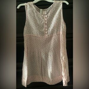 Adorable Pink Sleeveless Kids Dress